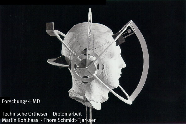 Two eye monoscopic head mounted laser display